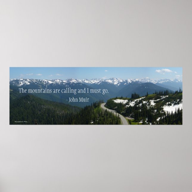 Poster Les montagnes appellent (Devant)