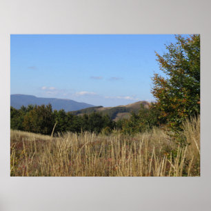 Poster Les montagnes de Bieszczady