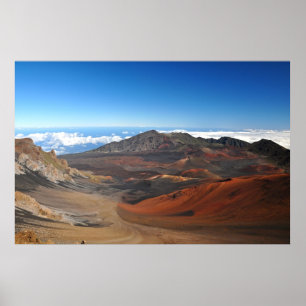 Poster Les montagnes de Haleakala
