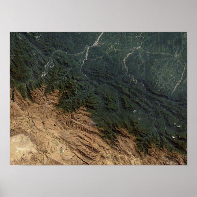 Poster Les montagnes des Andes (Devant)