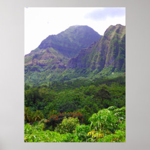 Poster Les monts Koolau