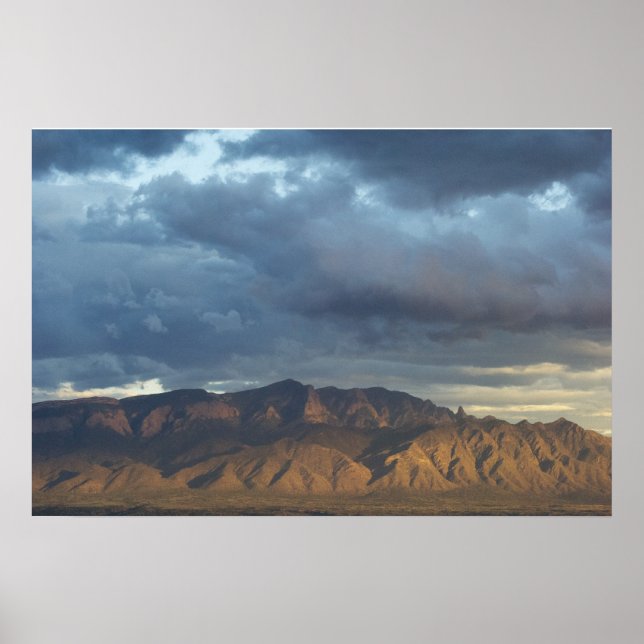 Poster Les monts Sandia (Devant)