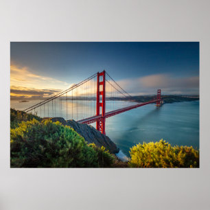 Poster Les monuments   Golden Gate San Francisco