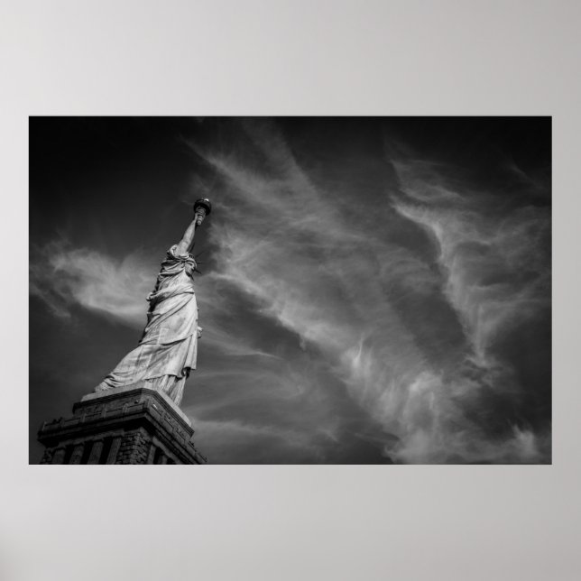 Poster Les monuments | Statue de la Liberté Manhattan NYC (Devant)