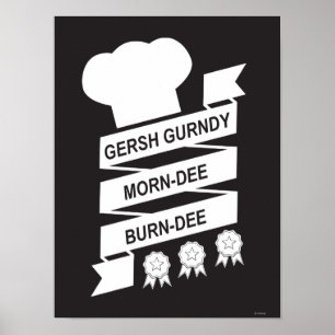Poster Les Muppets   Gersh Gurndy Morn-Dee Burndee