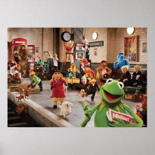 Poster Les Muppets les plus Recherchés   Kermit en avant