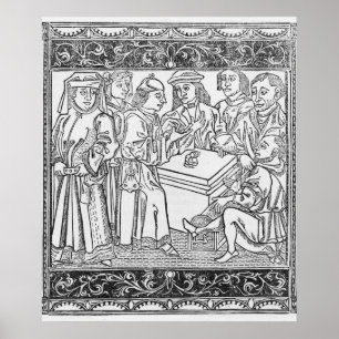 Poster Les négociants et prêteurs
