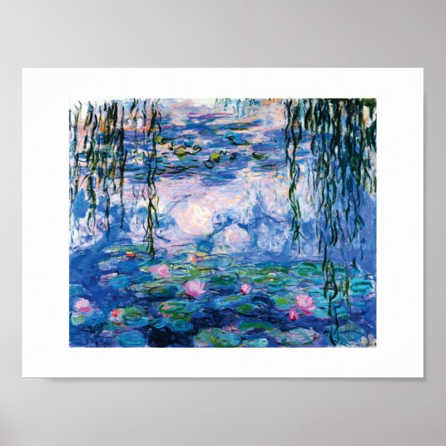 Poster Les nénuphars de Monet (Devant)
