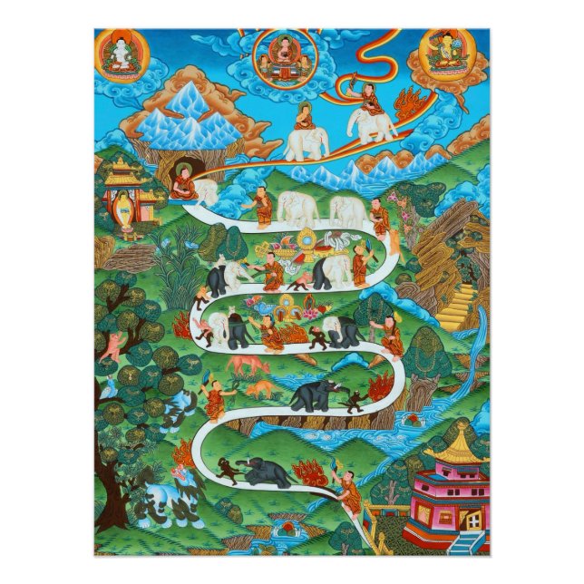 Poster Les neuf alliances mentales Samatha (Devant)