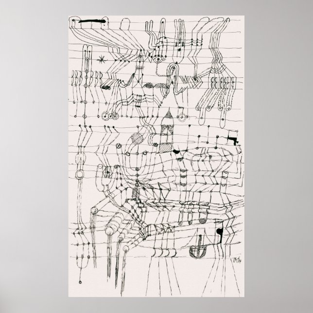 Poster Les noeuds de Klee (Devant)