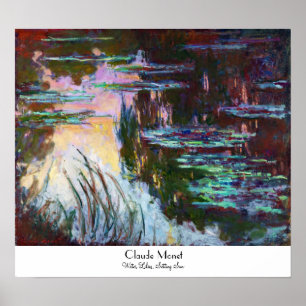 Poster Les Nuits D'Eau, Le Calvaire Du Sun Claude Monet