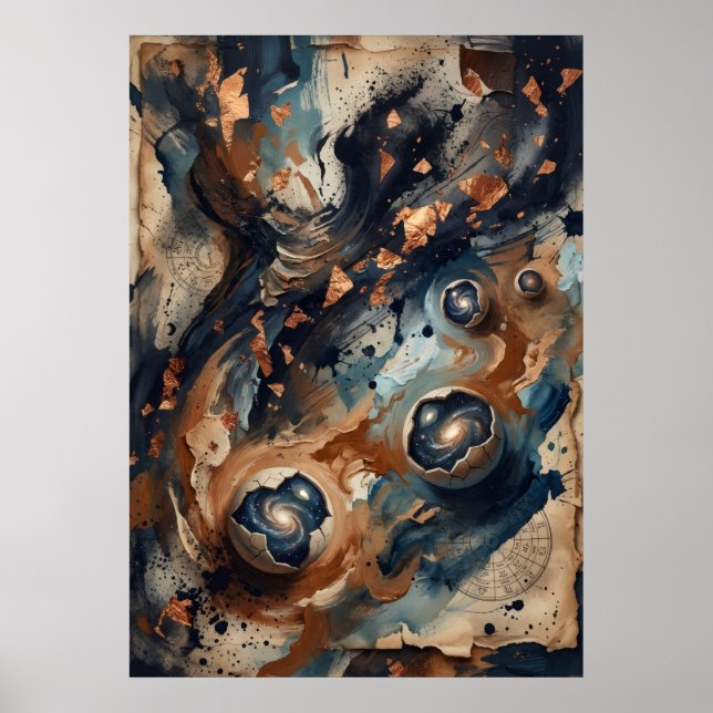 Poster Les Observateurs sous l'Art mural spirituel de la  (Devant)