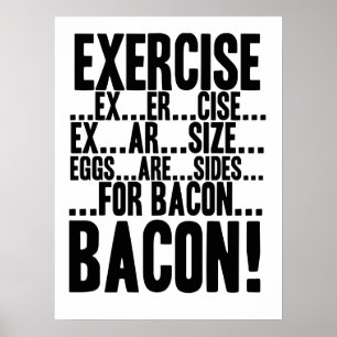 Poster Les oeufs d'exercice… sont des côtés… pour le LARD