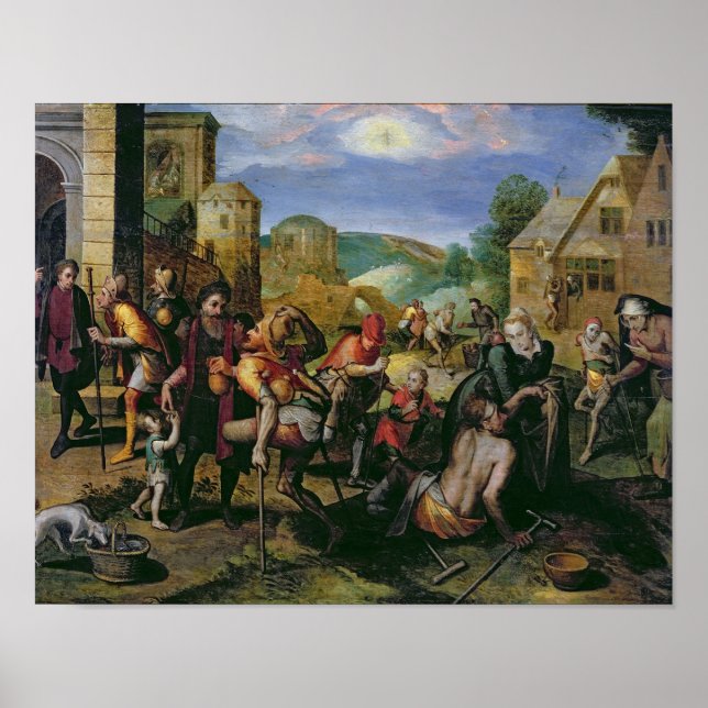 Poster Les oeuvres de la miséricorde (Devant)