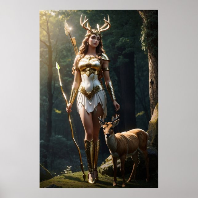 Poster Les Olympiens : Artémis, Godess of the Hunt (Devant)
