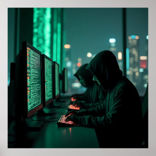 Poster Les ombres du monde numérique sous-jacent IA