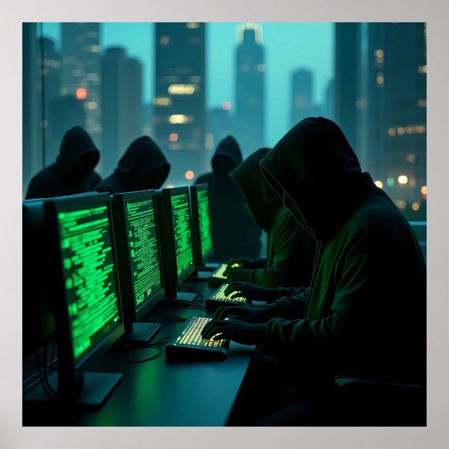 Poster Les ombres du monde numérique sous-jacent IA (Devant)