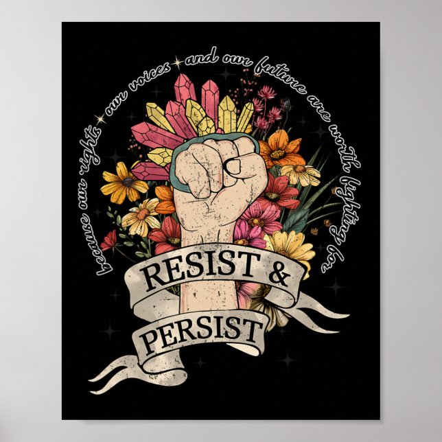 Poster Les opposants à Trump s'opposent aux droits des fe (Devant)