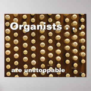 Poster Les organistes sont imparables