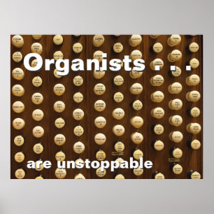 Poster Les organistes sont irrésistibles