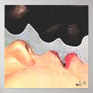 Poster les orishas embrassent par Liz Loz