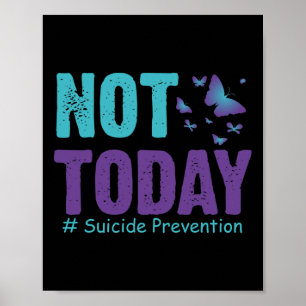 Poster Les Papillons De Prévention Du Suicide Pas Aujourd