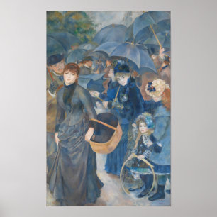Poster Les parapluies de Pierre-Auguste Renoir (1841-1919
