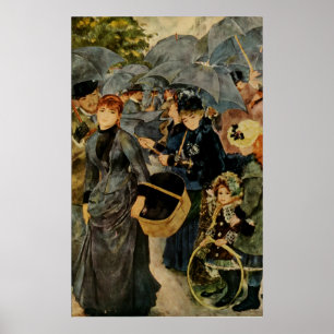 Poster Les parapluies de Pierre-Auguste Renoir (1883)