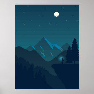 Poster Les paysages forestiers