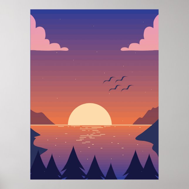 Poster Les paysages forestiers (Devant)