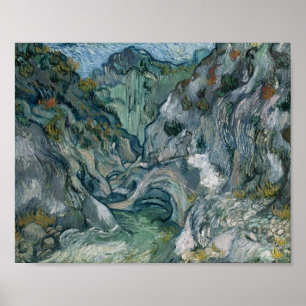 Poster Les Peiroulets Ravine Van Gogh Art