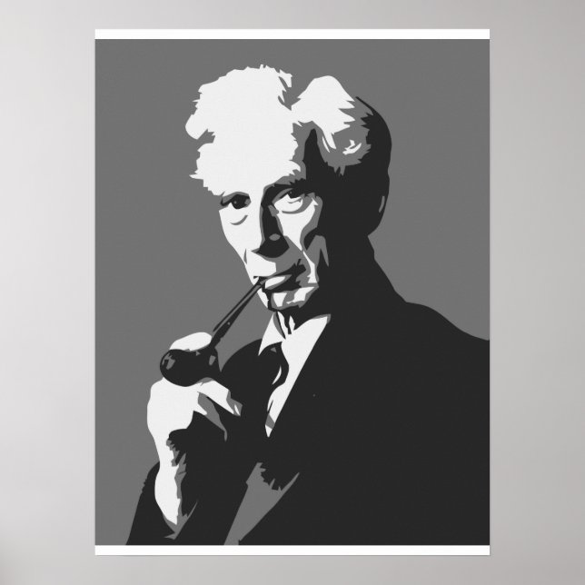 Poster Les penseurs - Bertrand Russell (Devant)