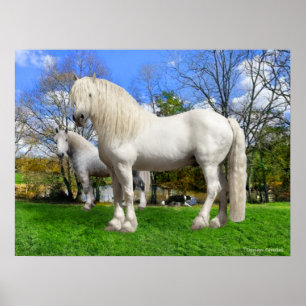 Poster "Les Percherons"
