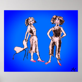 Poster Les personnages