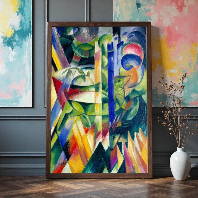 Poster Les Petites Chèvres De Montagne, Franz Marc (Créateur téléchargé)