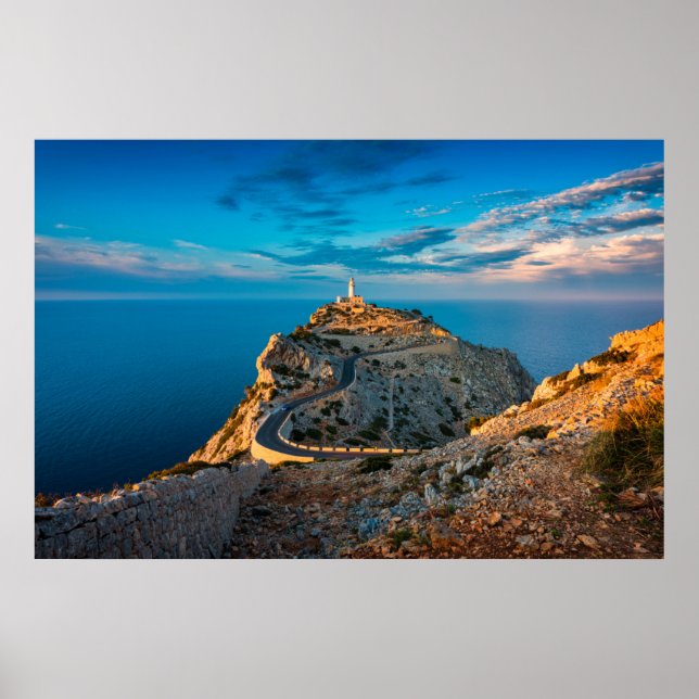 Poster Les phares | Baléares, Espagne (Devant)