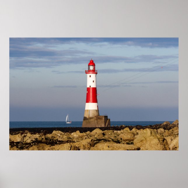 Poster Les phares | Beachy Head Lighthouse England (Devant)