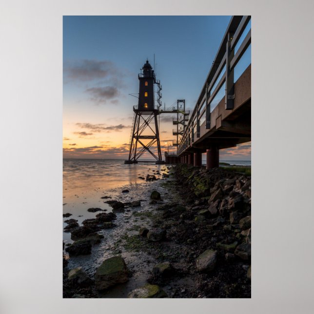 Poster Les phares | Eversand-Oberfeue Allemagne (Devant)