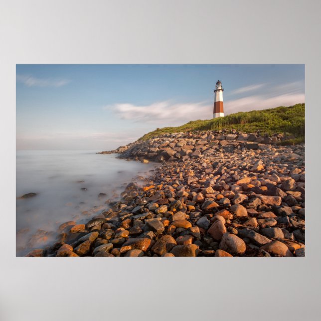 Poster Les phares | Montauk Point Long Island (Devant)