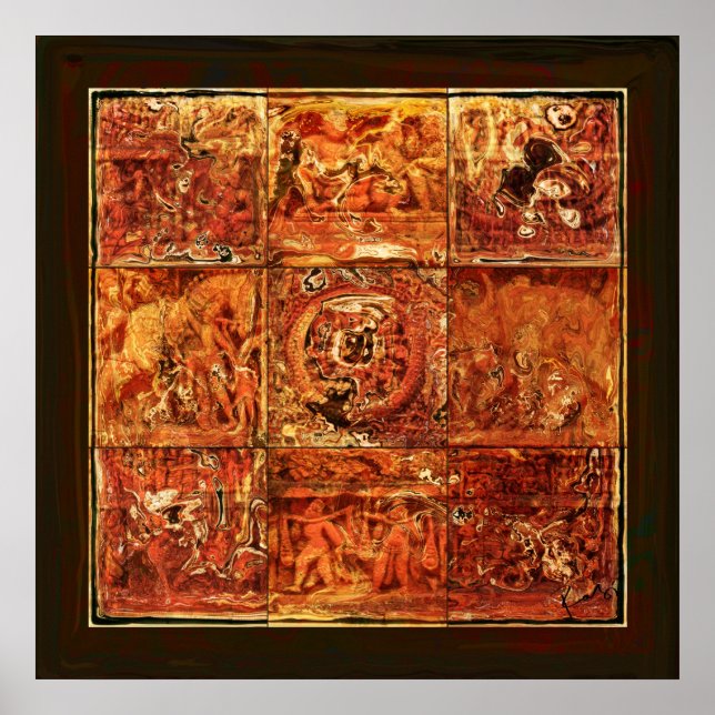 Poster Les pièces du patrimoine (Devant)