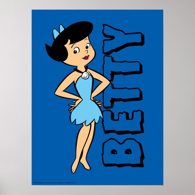 Poster Les Pierrafeu | Betty Rubble (Devant)