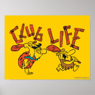 Poster Les Pierrafeu Fred & Barney - Club Life