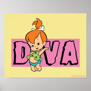 Poster Les Pierrafeu Galets - Little Diva