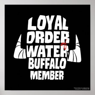 Poster Les Pierrafeu   Loyal Order Water Buffalo Membre