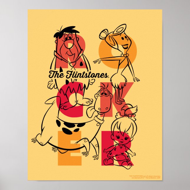 Poster Les Pierrafeu | ROCKER (Devant)