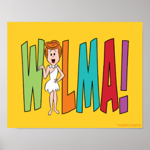 Poster Les Pierrafeu WILMA !