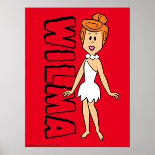 Poster Les Pierrafeu   Wilma Flintstone