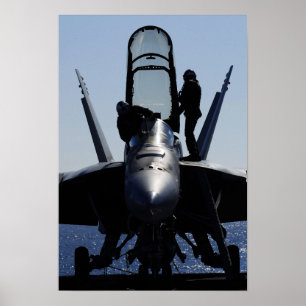 Poster Les pilotes conduit une inspection avant le vol