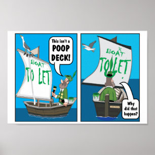 POSTER LES PIRATES DE MAYFLOWER "POOP DECK"