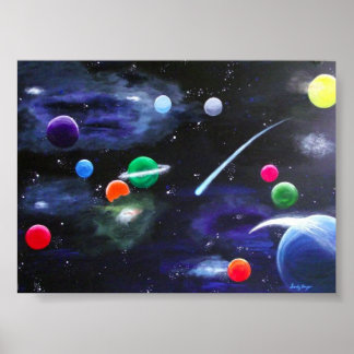 Poster Les planètes